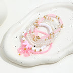 Perlen Liebe Schleifen Armband Set