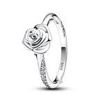 Vintage Sterling Silber Rosenblütenring