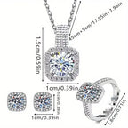 Luxuriöses Würfel Schmuck Set