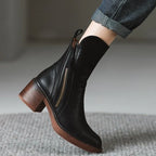 Stiefeletten Damen mit Reißverschluss und Absatz