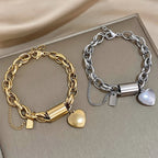 Gefestigtes Massives Armband | Gold