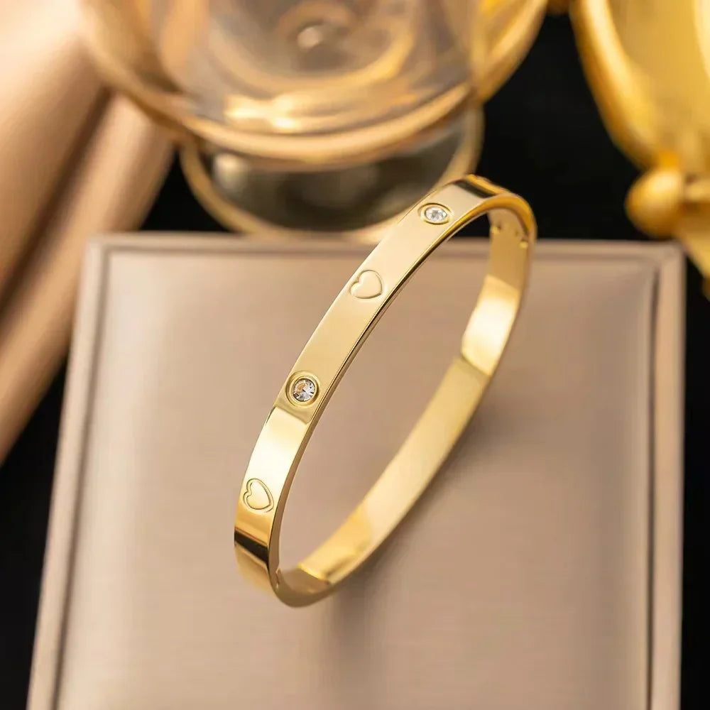 Elegante Kristallarmreifen