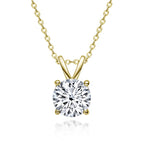 Exklusive Sterlingsilber Moissanite Diamant Halskette