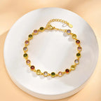 Glänzendes Regenbogen-Charms-Armband