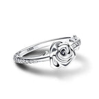 Vintage Sterling Silber Rosenblütenring