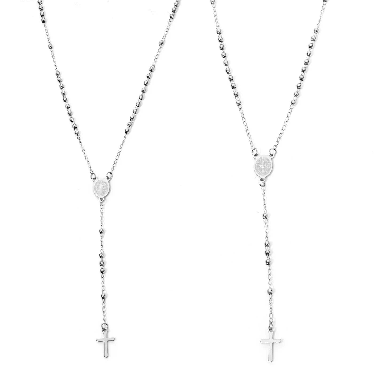 Rosenkranz Halskette aus Edelstahl