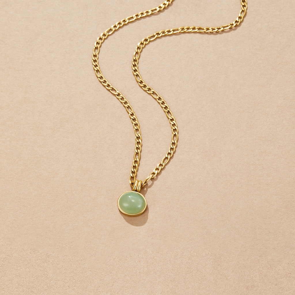 Elegante Jade Halskette für Damen