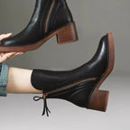 Stiefeletten Damen mit Reißverschluss und Absatz