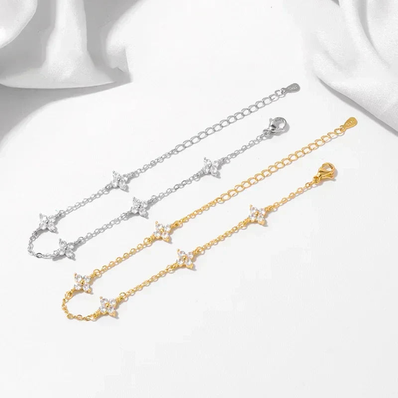 Schmetterlings Kristallarmband