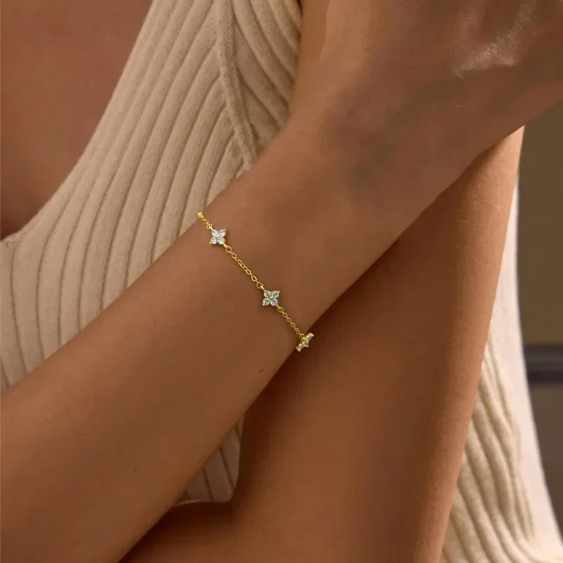 Schmetterlings Kristallarmband