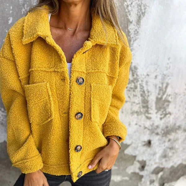 Selvano | Damen Kurze Jacke mit Revers