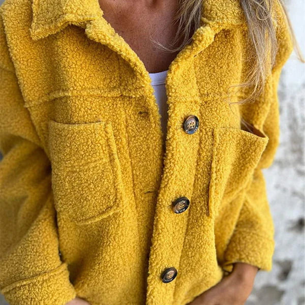 Selvano | Damen Kurze Jacke mit Revers