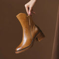 Stiefeletten Damen mit Reißverschluss und Absatz