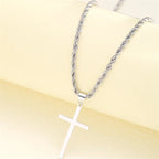 Unisex Goldene Kreuz Halskette
