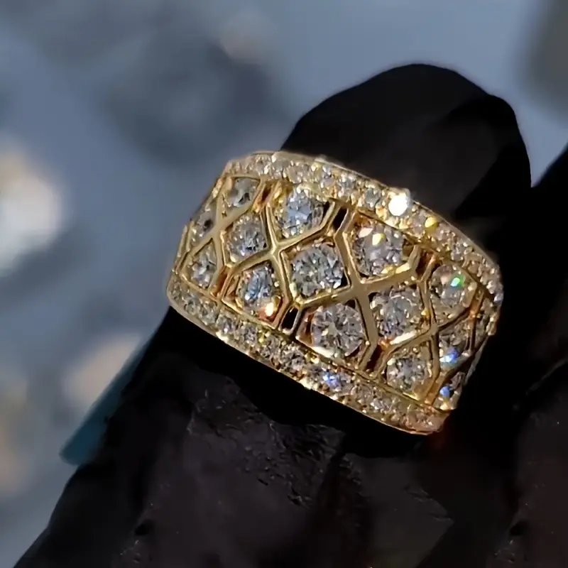 Strahlender Goldglanz Ring