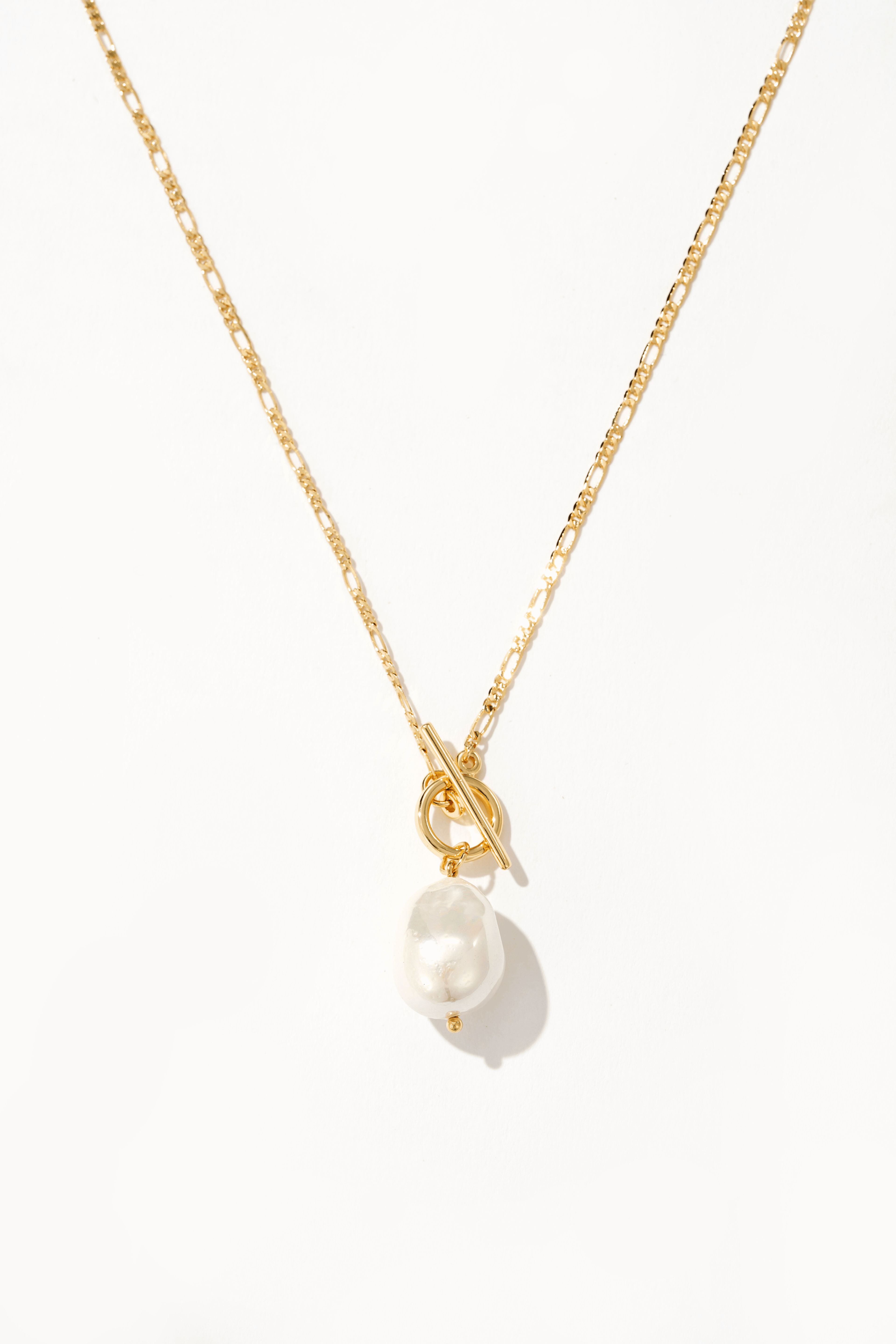 Elegante Goldene Perlen Halskette