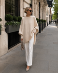 Juna | Damen Pullover Oversized mit Rundhals