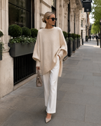 Juna | Damen Pullover Oversized mit Rundhals