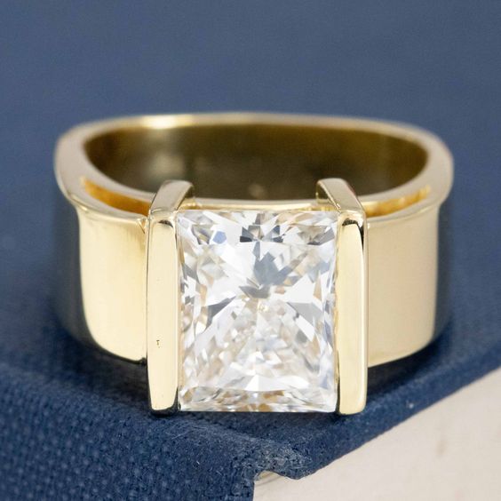 Vintage Prinzessschliff Ring