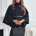 Damen Cape mit Gürtel