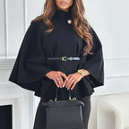 Damen Cape mit Gürtel