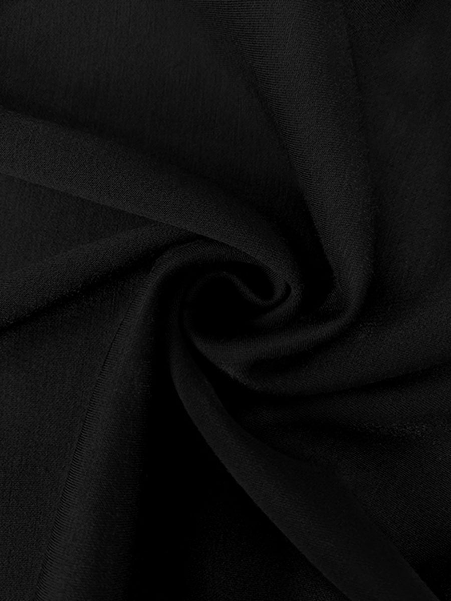 Herbst Maxikleid Damen mit Seitenschlitz