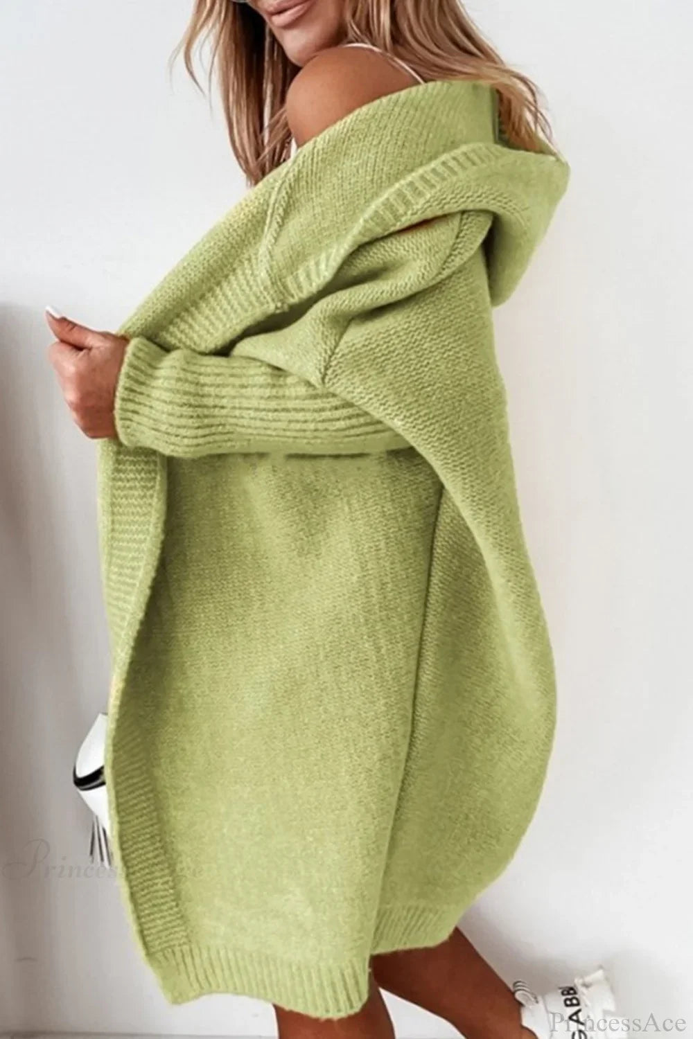 Weiche Strickjacke Damen mit Farbblock