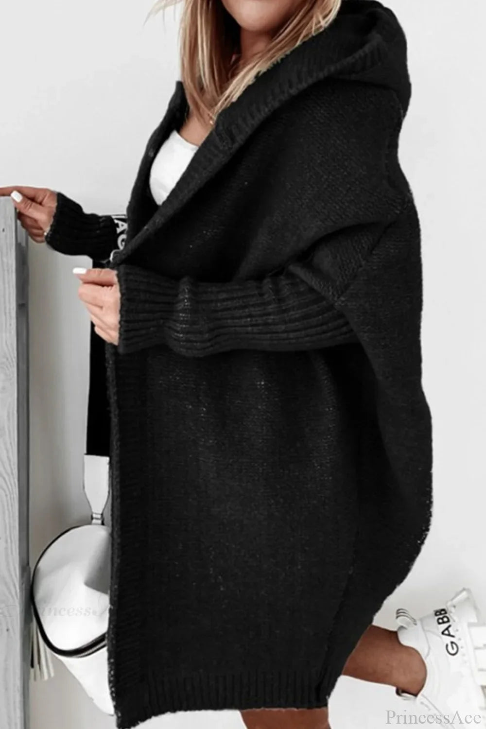 Weiche Strickjacke Damen mit Farbblock