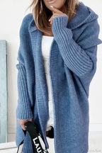 Weiche Strickjacke Damen mit Farbblock