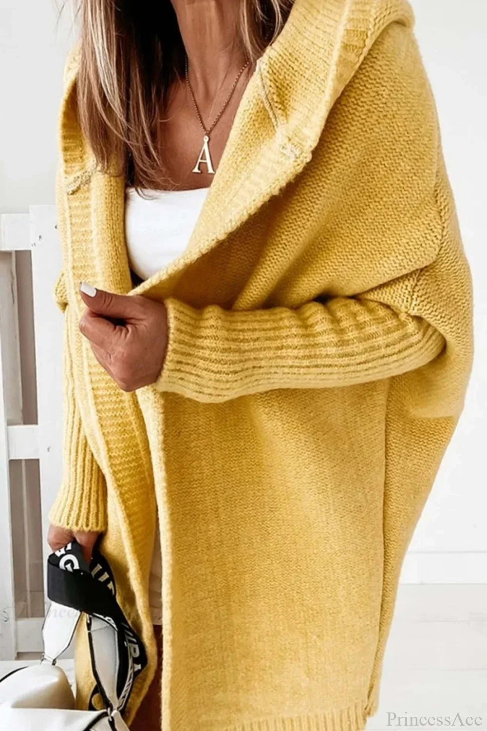 Weiche Strickjacke Damen mit Farbblock