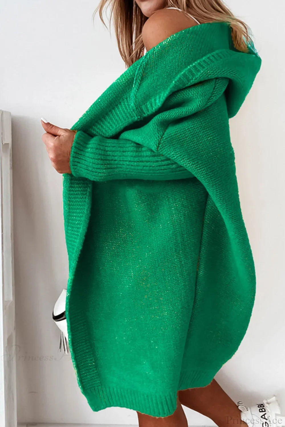 Weiche Strickjacke Damen mit Farbblock