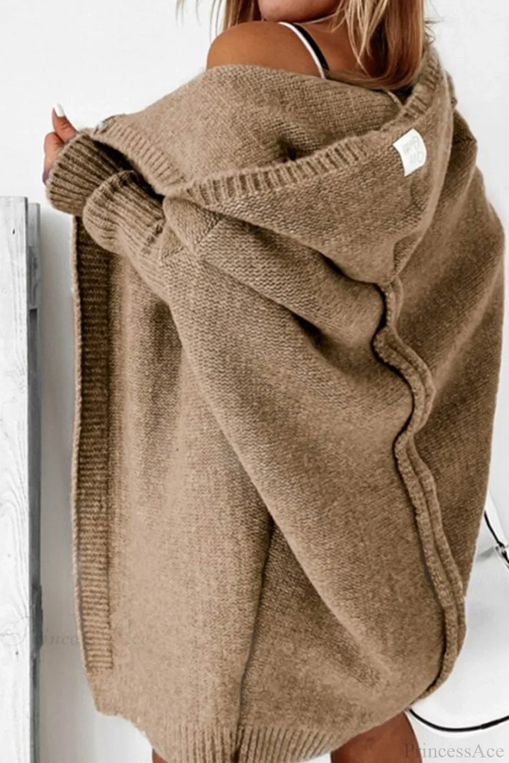 Weiche Strickjacke Damen mit Farbblock