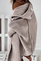 Weiche Strickjacke Damen mit Farbblock