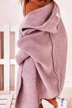Weiche Strickjacke Damen mit Farbblock
