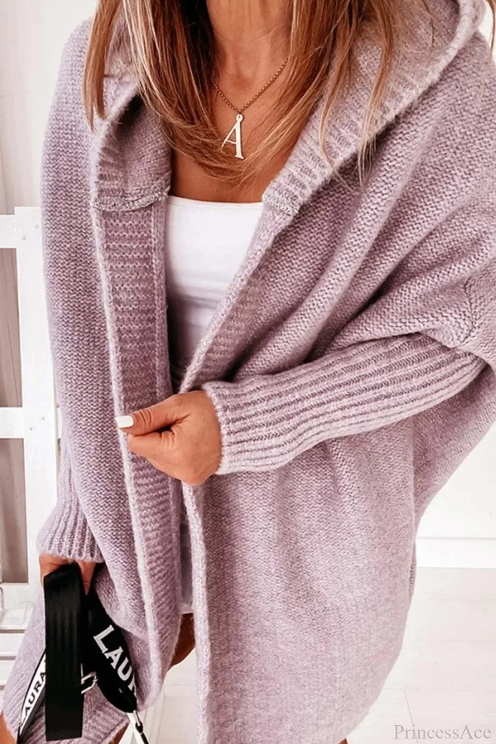 Weiche Strickjacke Damen mit Farbblock