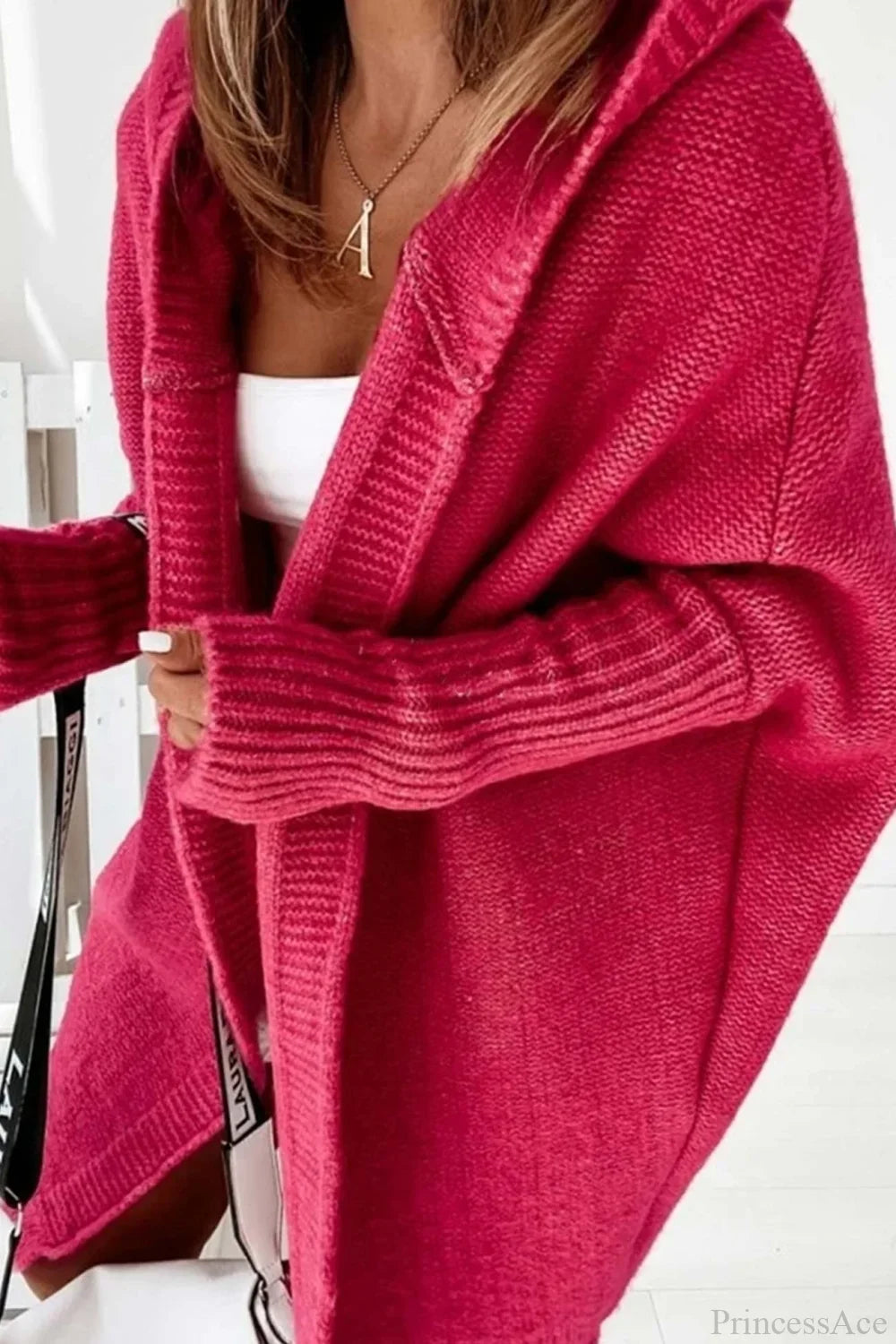 Weiche Strickjacke Damen mit Farbblock