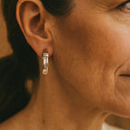 Vintage Gold und Diamant Ohrringe