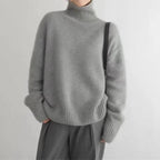 Weicher Rollkragenpullover Damen aus Kaschmir