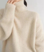 Weicher Rollkragenpullover Damen aus Kaschmir