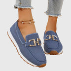 Lilly | Orthopädische Slipper mit Golddetail