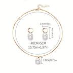 Goldene Grace Perlen Schmuckset