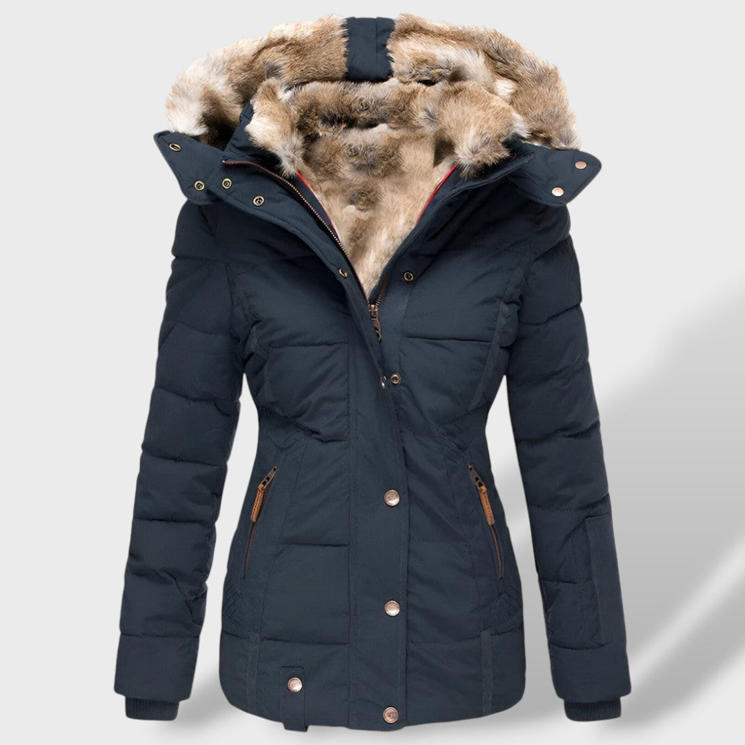 Sofia | Damen Steppjacke mit Kapuze