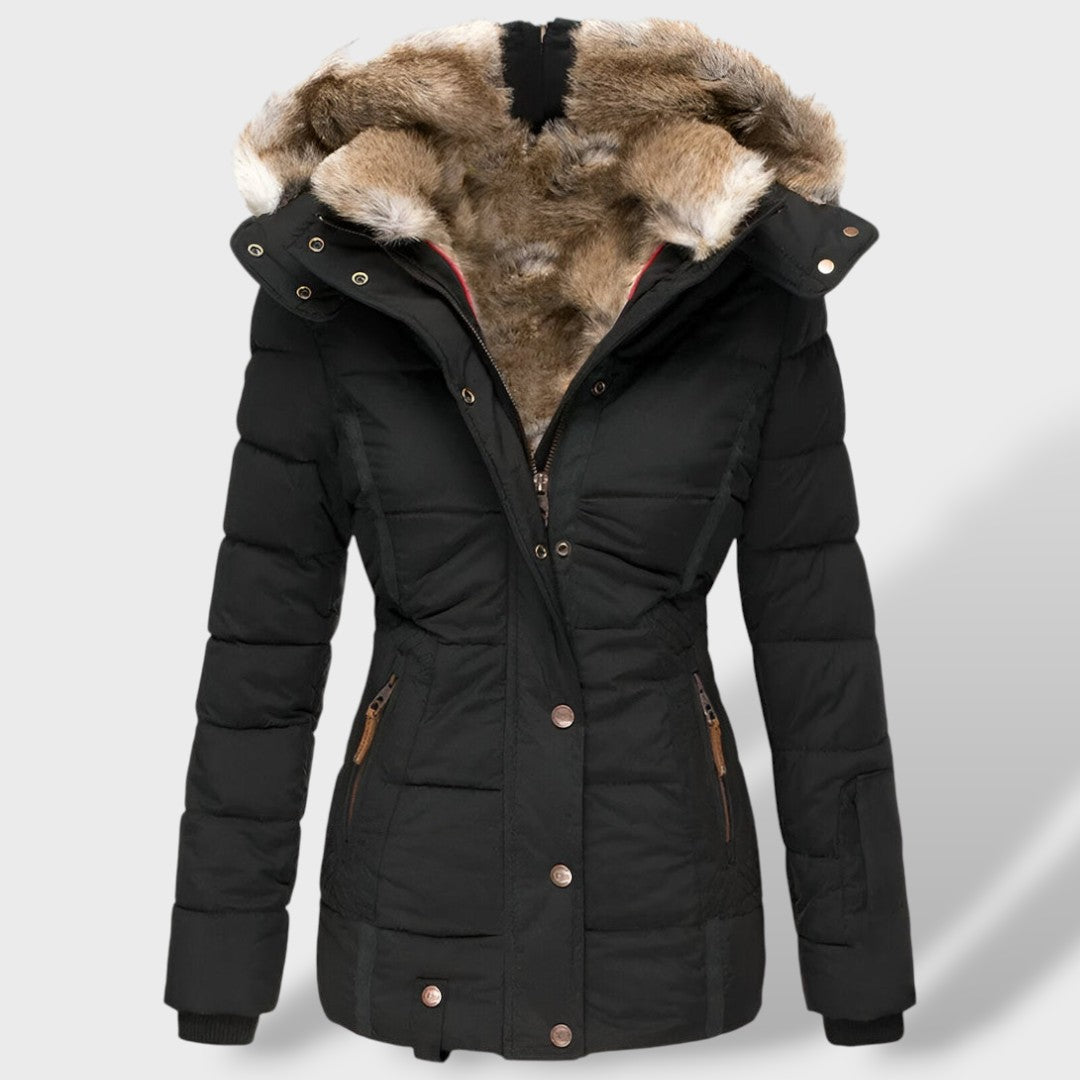 Sofia | Damen Steppjacke mit Kapuze