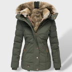 Sofia | Damen Steppjacke mit Kapuze