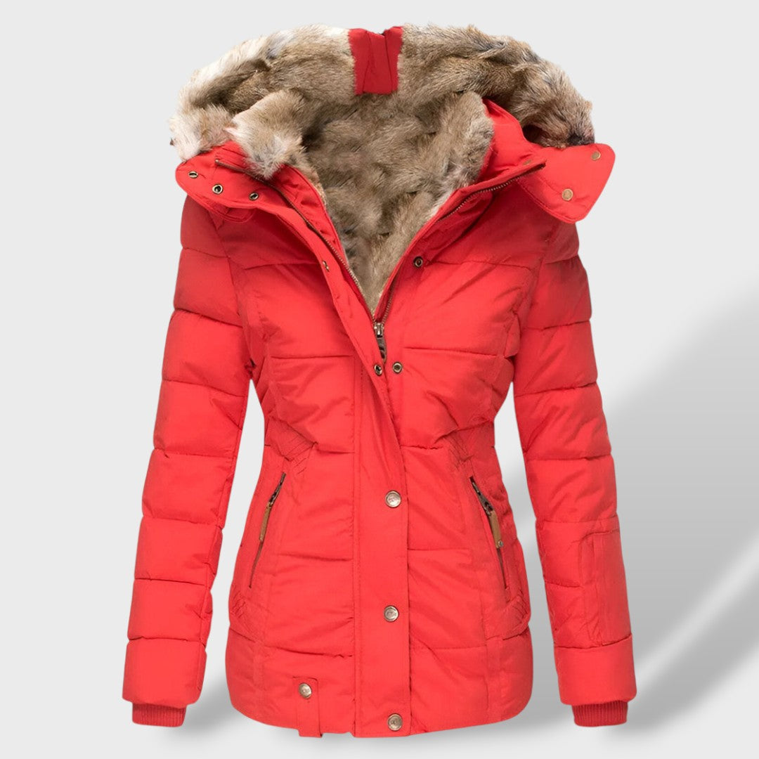 Sofia | Damen Steppjacke mit Kapuze