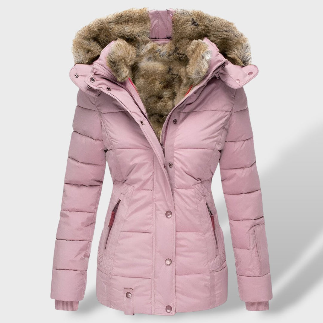 Sofia | Damen Steppjacke mit Kapuze