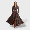 Damen Hemdblusenkleid mit Karomuster