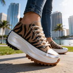 Ella | Plateausneaker Damen mit Fußbett