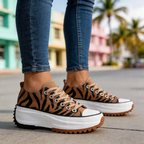Ella | Plateausneaker Damen mit Fußbett