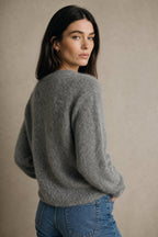 Lia | Strickjacke Damen mit Webmuster